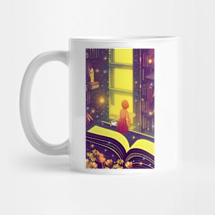 Reading Tea Time by the Window Vintage | Go Outside Mug